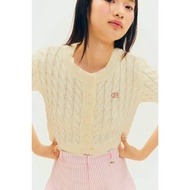 Marry Twisted Top cardigan knit ทอแขนสั้น