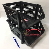 G1 Ready stock - 1 Pcs Toyogo T 7404 Space Basket Stackable Visual Tray  (Large)