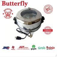 800 Watt Round Electric Oven Butterfly Aluminum Premium Baking Pan Round Oven