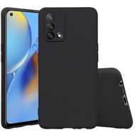 Oppo A74 - Oppo A95 Case Softcase Black Matte Camera Protection Case Casing Hp Oppo A74 4G - A95