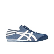 Asics Onitsuka Tiger(authority) MEXICO 66 Paraty Vintage Canvas Material One Step Sneaker (Dark Blue)