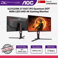 AOC U27G3XM 27" FAST IPS Quantum DOT MINI-LED UHD 4K 160HZ 1ms Gaming Monitor