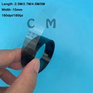 Filem Jalur Raster Encoder Untuk 180LPI 180dpi 2.5M 2.7M 4.5M 15mm Pita Raster Encoder Untuk Penceta