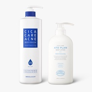 Cica Care Acne Body Wash 1000g + Cica Care Ato Plan Body Lotion 500ml