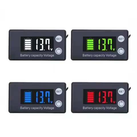 DC 7-70V Battery Capacity Tester Level Indicator Voltage Meter Li-ion Lea d-acid LiFePO4 Digital Vol