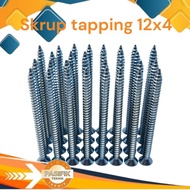 Tapping screw 12x4 fab screw + AB 12x4 10cm