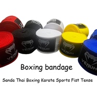 Boxing Bandage Cotton Elastic Bandage Thai Boxing Sanda Karate Sports Boxing Bandage Fitness Hand Guard Wrist Bracelet