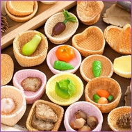 SQ4 Creative rattan basket imitation Bamboo basket diy Jewelry accessories Mini storage box trinket 