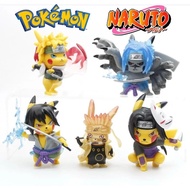 Pokemon Figure Pikachu Figure Naruto Itachi Sasuke 6-8CM NEW Figure One piece