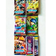 Ln9 Boboiboy Galaxy Trading Cards 6 Packs Of Cards Collections For Kids