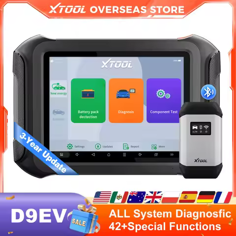 XTOOL D9EV Diagnostic Tool For Energy Vehicle OBD2 Scanner For BYD For Tesla Battery Pack Detection 