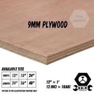 KUMA 9MM PLYWOOD (PELBAGAI SIZE) Papan / Perabot / Cut size