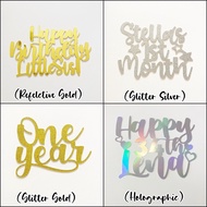 Customise Cake Topper with Name or Design | Cardstock