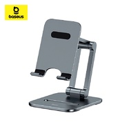Baseus ขาตั้งโลหะพับได้สองแกน (สำหรับโทรศัพท์มือถือ แท็บเล็ต) Desktop Biaxial Foldable Metal Stand ส