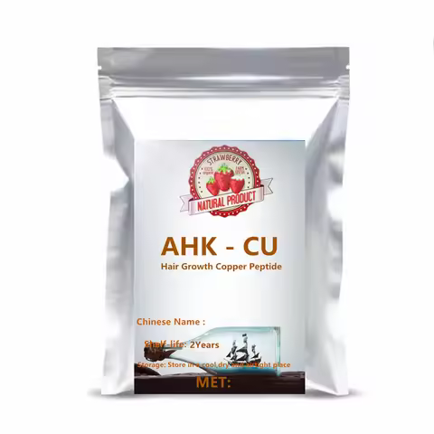 AHK - CU Hair Growth Copper Peptide Powder in Custom Aluminum Foil Bags
