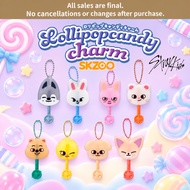 Stray Kids SKZOO Lollipop Candy Charm Keychain Capsule Toy SKZ Official Character Wolf Chan Leebit D