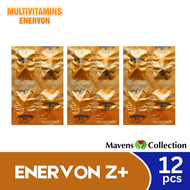 Enervon Z+ Multivitamins 12 tablets (For All-Around Healthy Energy & Stronger Immunity)