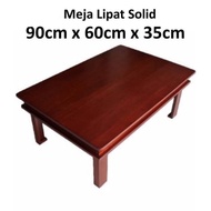 Meja Lipat Kayu Solid, Meja Lipat, Meja Kayu Lipat, Folding Table