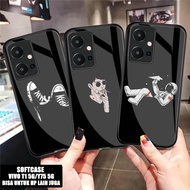 HP Softcase Glass Kaca VIVO T1 5G Y75 5G [M162] Casing Latest VIVO T1 5G Y75 5G - Softcase Glitter V
