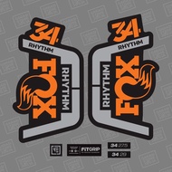 Decal Fork Fox Rhythm 34 2021