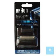 BRAUN 百靈牌10B/20B 刀頭刀網組/Shaver Head/替換刀片/刀頭/剃鬚網頭/剃鬚刀片/德國製原裝正貨/適用於 Braun cruZer/Series 1/FreeControl/ cuZer face