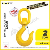 POWERTEC Swivel Hook with Latch 2 Ton