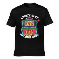 Fashion Printed Lucky Slot Machine Casino Casual Tshirt For Men