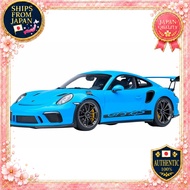 AUTOart 1/18 Porsche 911 (991.2) GT3 RS Light Blue Diecast Model 78182