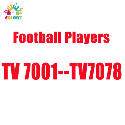 Kids Toys Football Player TV7001--TV7078 Mini Action Figures Toys For Kids Christmas Gifts