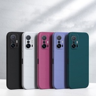 authentic For Xiaomi 11T Pro Case Xiaomi 11T 12T 13T Pro Cover Shockproof Liquid Silicon TPU Phone B