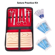 Suture Practice Kit Suture Kit Dissecting Set Medical Silicone Skin Pad Surgery Kit Surgical Kit for