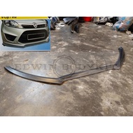 Iriz Front Lip Pu Bodykit Depan Skirting Vlip V-lip Diffuser Skirt Pu material Proton