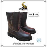 [SIRIM & DOSH] BIG TRUCK Men's HIGH CUT Leather Safety Shoes | Kasut Keselamatan STR8018