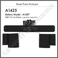 A1437 Battery Replacement for A1425 MBP Pro 13-inch Retina 2012 2013