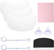 Lyreh 9 x Suction Cup Stickers for Stokke Tripp Trapp Trays, Includes 3 Suction Cup Stickers, Scratc