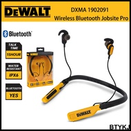 DEWALT DXMA1902091บลูทูธไร้สายหูฟังคล้องคอ Jobsite Pro 15H เวลาเล่นเสียง-Isolating หูฟังเอียบัดไร้สา