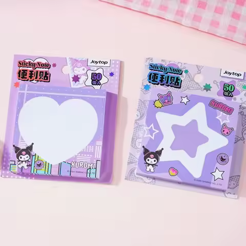 Cartoon Sanrio Kuromi Color Posted It Memo Sticky Melody Cinnamoroll Note Pads Posits Stationery Not