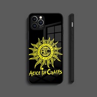 Uanwe เคสโทรศัพท์ Alice In Chains กระจกนิรภัยสำหรับ IPhone 13 Mini 12 Pro 11 14 Max X XR XS Max 8 7