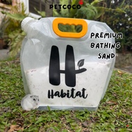 PetCoCo HabiHaus Natural Hamster Bathing Sand Urine Sand Desert Sand Toilet Sand 2.5kg