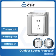 PEAK Waterproof Switch Socket Cover Switch Protector Type 86 Universal Transparent Weatherproof PVC 