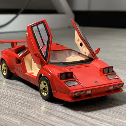 1:32 Lamborghini Countach LP500S Simulation Alloy Car Model Children Toys For Kids Display Ornament 