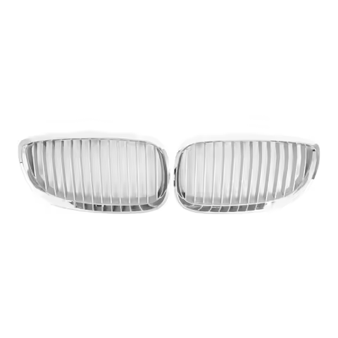 Front Kidney Grill,Front Hood Grille Meteor Grill For BMW 3 Series E92 E93 Coupe 2006-2009 Chrome fr