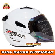 HELM / HELM GM / HELM GM FIGHTER WHITE ORIGINAL TERMURAH