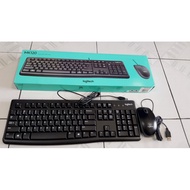 Logitech MK120 Keyboard Mouse Set (USB, Wired) - Genuine product