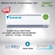 DAIKIN 2.0-3.0HP R32 Non Inverter Air Conditioners FTV-P SERIES - FTV50PBV1MF/FTV60PBV1MF/FTV85PS