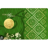 1/2 DINAR PUBLIC GOLD