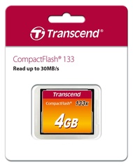 CF Card 4GB Transcend CompactFlash Card 20MB/s 133x เมมโมรี่ การ์ด คอมแพคแฟลช ประกัน 5 ปี