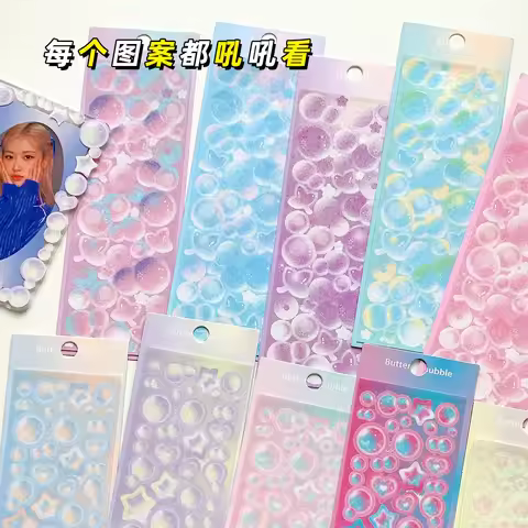 4-12pcs Stickers/Set Korean stationery Japanese hand account decoration photo album mobile phone car