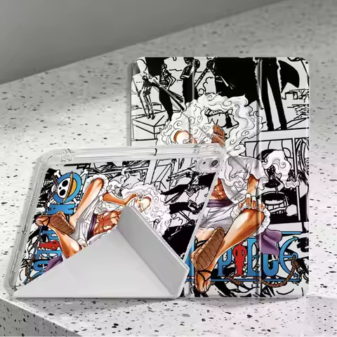 O-One Piece Luffy 5 Gear Tablet Case For Samsung Galaxy Tab A9 Plus S10 Lite A8 S8 S7 FE A11 S9 Plus