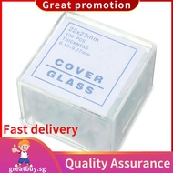 100pcs Transparent Slides Coverslips Coverslides 22x22mm For Microscope
